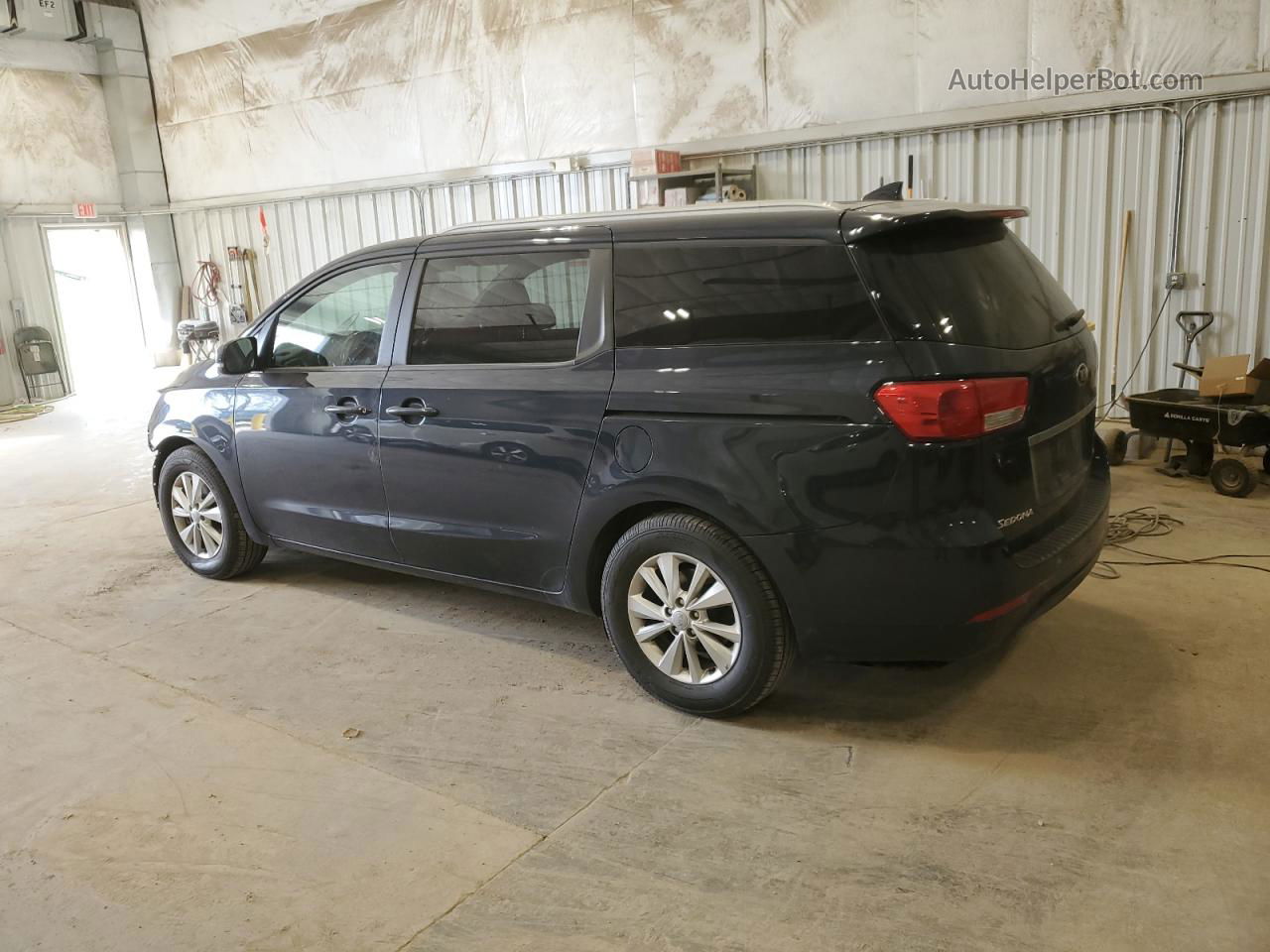 2017 Kia Sedona Lx Угольный vin: KNDMB5C13H6244232