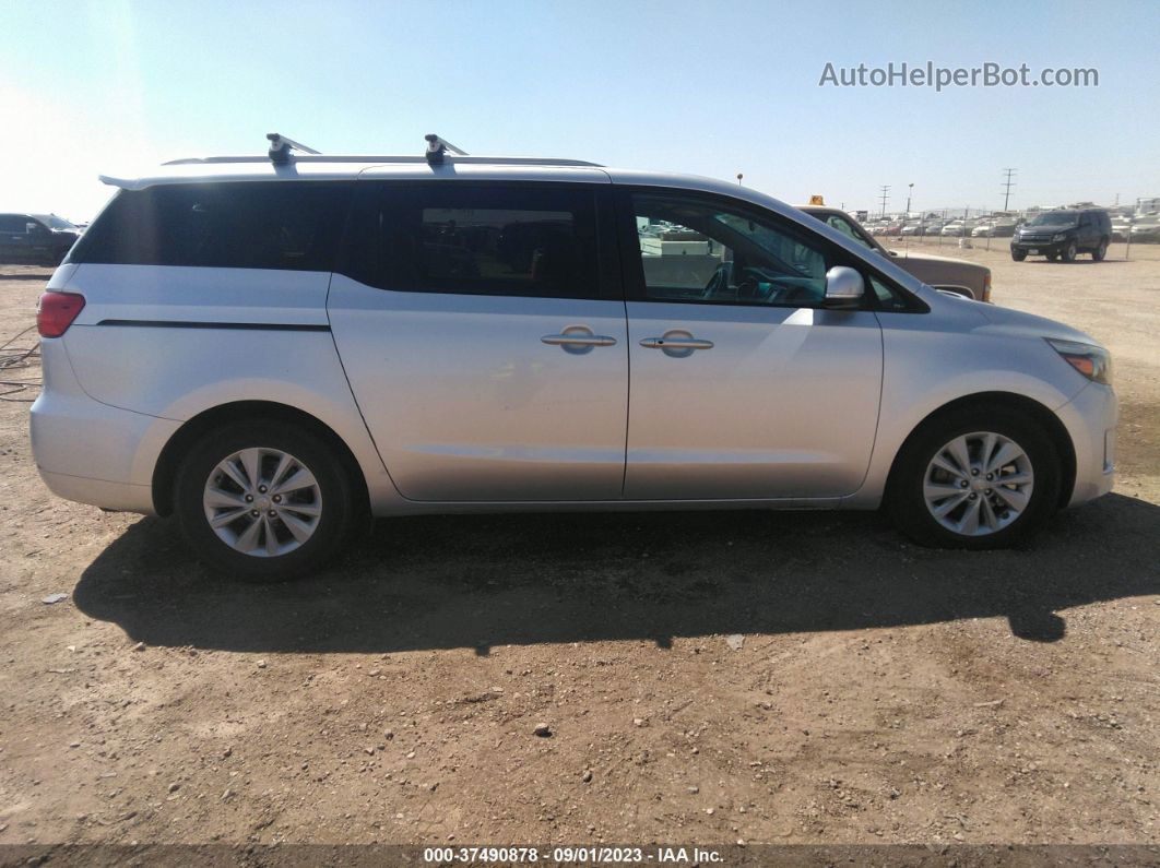 2017 Kia Sedona Lx Silver vin: KNDMB5C13H6260317