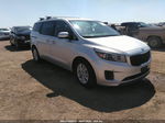 2017 Kia Sedona Lx Silver vin: KNDMB5C13H6260317