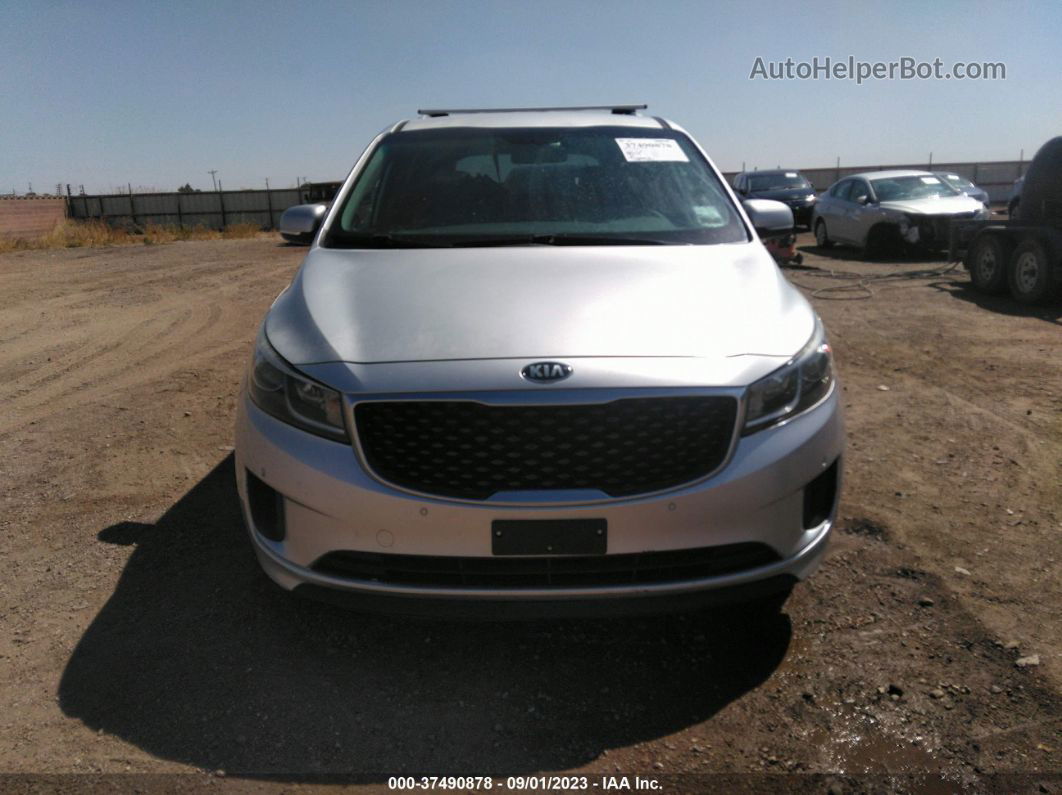 2017 Kia Sedona Lx Silver vin: KNDMB5C13H6260317