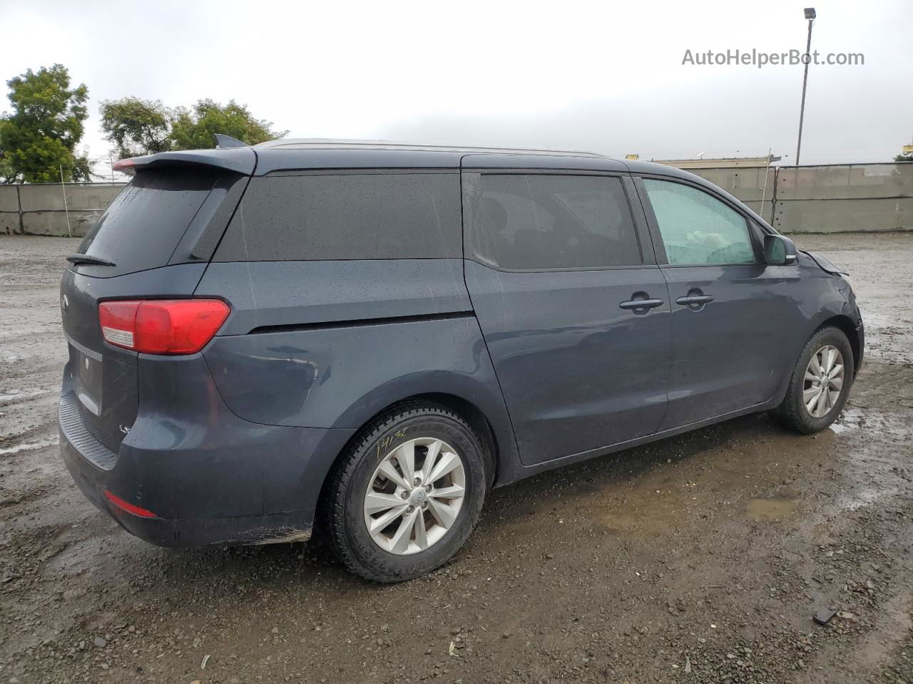 2017 Kia Sedona Lx Charcoal vin: KNDMB5C13H6265680