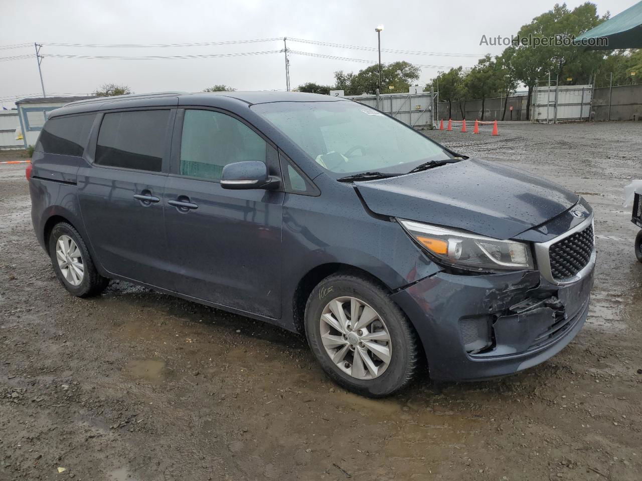 2017 Kia Sedona Lx Угольный vin: KNDMB5C13H6265680