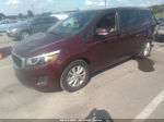 2017 Kia Sedona Lx Maroon vin: KNDMB5C13H6284410