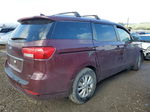 2017 Kia Sedona Lx Burgundy vin: KNDMB5C13H6319902