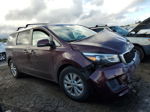 2017 Kia Sedona Lx Burgundy vin: KNDMB5C13H6319902