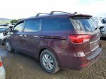 2017 Kia Sedona Lx Burgundy vin: KNDMB5C13H6319902