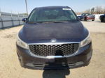 2017 Kia Sedona Lx Blue vin: KNDMB5C14H6226886