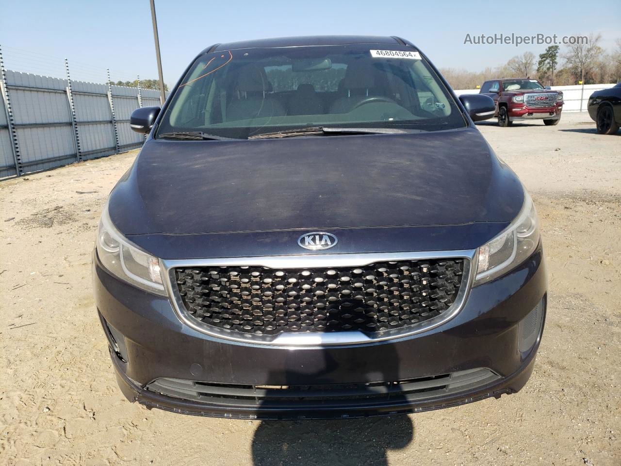 2017 Kia Sedona Lx Blue vin: KNDMB5C14H6226886