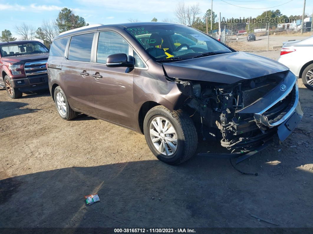 2017 Kia Sedona Lx Gray vin: KNDMB5C14H6314613