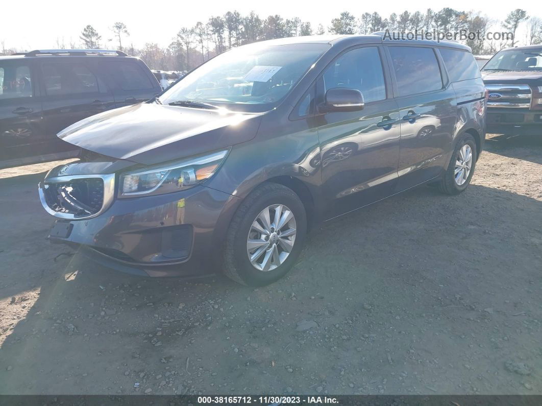 2017 Kia Sedona Lx Серый vin: KNDMB5C14H6314613