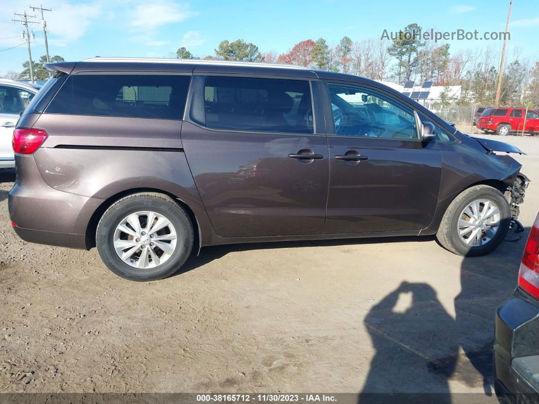 2017 Kia Sedona Lx Gray vin: KNDMB5C14H6314613