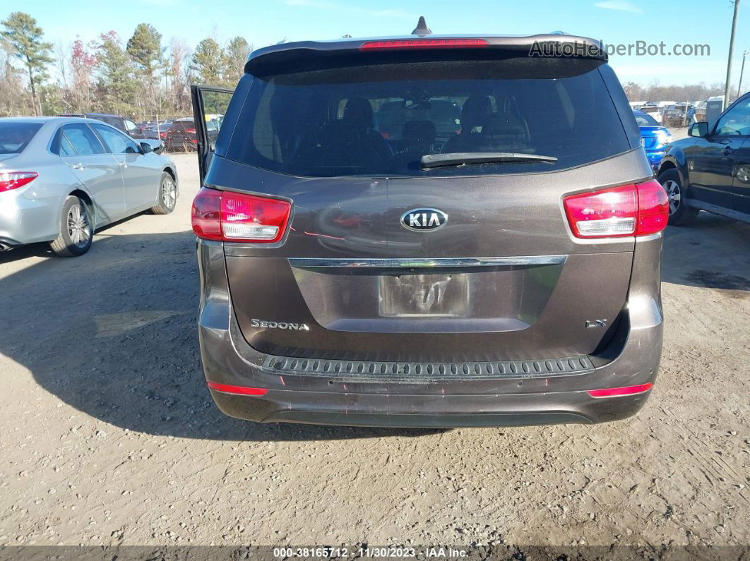 2017 Kia Sedona Lx Серый vin: KNDMB5C14H6314613