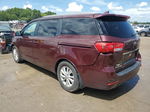 2017 Kia Sedona Lx Maroon vin: KNDMB5C14H6320718