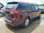 2017 Kia Sedona Lx Maroon vin: KNDMB5C14H6320718