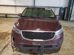 2017 Kia Sedona Lx Maroon vin: KNDMB5C14H6327586