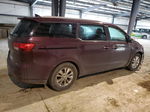 2017 Kia Sedona Lx Maroon vin: KNDMB5C14H6327586