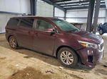 2017 Kia Sedona Lx Maroon vin: KNDMB5C14H6327586