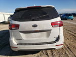 2017 Kia Sedona Lx White vin: KNDMB5C14H6333694