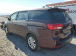 2017 Kia Sedona Lx Maroon vin: KNDMB5C15H6218022