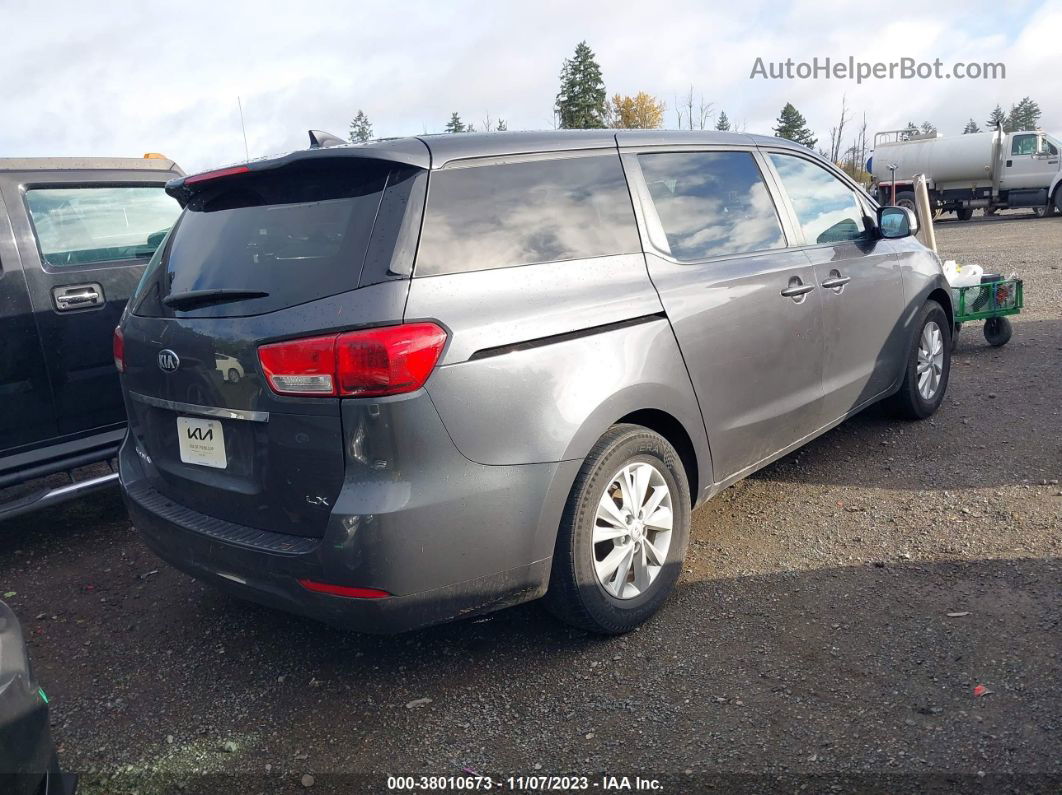 2017 Kia Sedona Lx Синий vin: KNDMB5C15H6218649