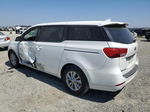 2017 Kia Sedona Lx White vin: KNDMB5C15H6233572