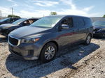 2017 Kia Sedona Lx Gray vin: KNDMB5C15H6233944