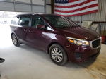 2017 Kia Sedona Lx Бордовый vin: KNDMB5C15H6254180