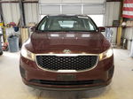 2017 Kia Sedona Lx Burgundy vin: KNDMB5C15H6254180