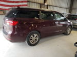 2017 Kia Sedona Lx Burgundy vin: KNDMB5C15H6254180