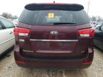 2017 Kia Sedona Lx Burgundy vin: KNDMB5C15H6254180