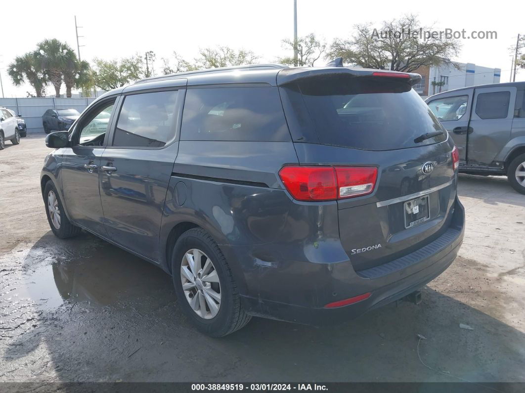 2017 Kia Sedona Lx Серый vin: KNDMB5C15H6269410