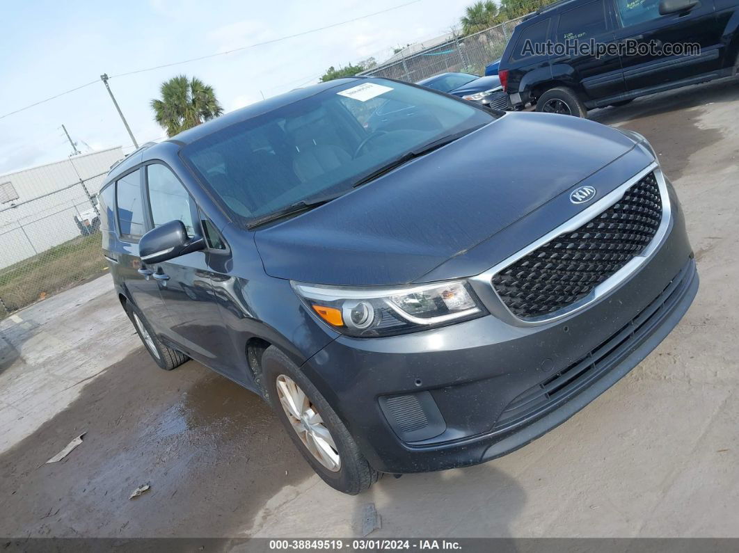 2017 Kia Sedona Lx Серый vin: KNDMB5C15H6269410