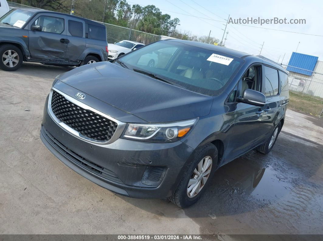 2017 Kia Sedona Lx Серый vin: KNDMB5C15H6269410