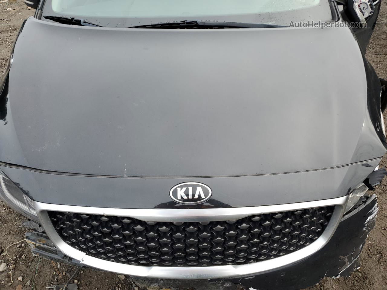 2017 Kia Sedona Lx Black vin: KNDMB5C15H6280407