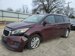 2017 Kia Sedona Lx Burgundy vin: KNDMB5C15H6282142