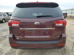 2017 Kia Sedona Lx Burgundy vin: KNDMB5C15H6282142