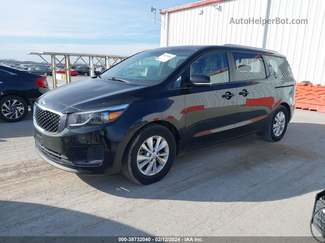 2017 Kia Sedona Lx Black vin: KNDMB5C15H6300073