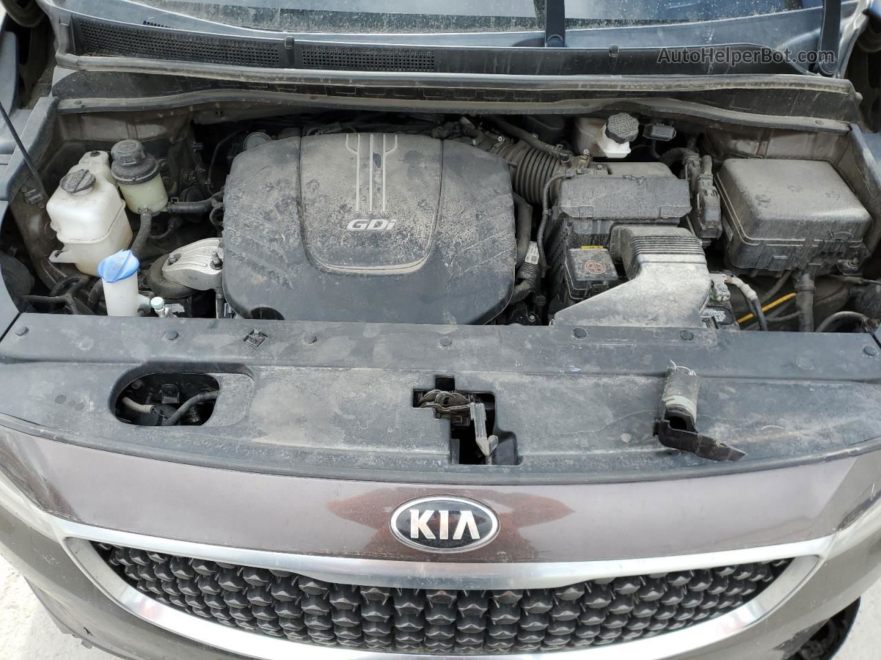 2017 Kia Sedona Lx Серый vin: KNDMB5C15H6339133