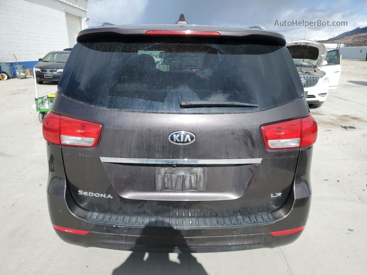 2017 Kia Sedona Lx Серый vin: KNDMB5C15H6339133