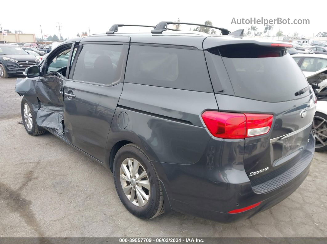 2017 Kia Sedona Lx Серый vin: KNDMB5C15H6343781