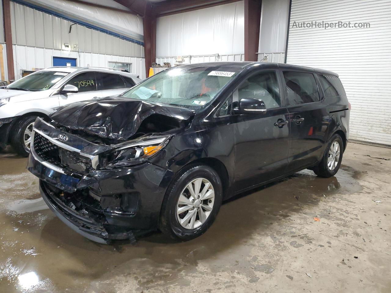 2017 Kia Sedona Lx Black vin: KNDMB5C16H6236027