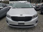 2017 Kia Sedona Lx Silver vin: KNDMB5C16H6243625