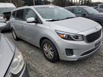 2017 Kia Sedona Lx Silver vin: KNDMB5C16H6243625