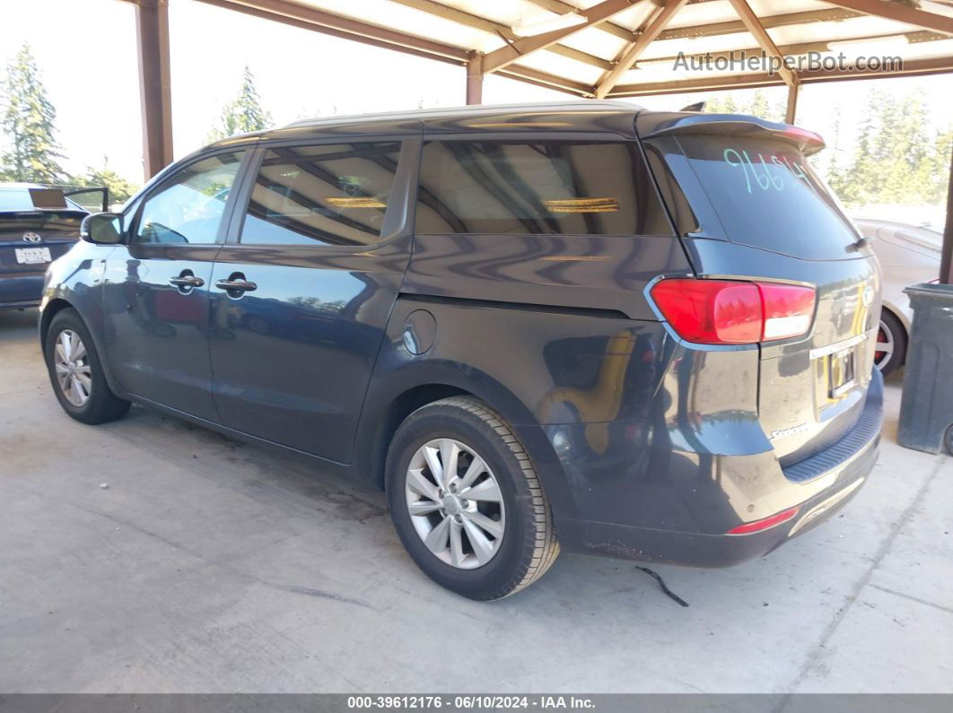 2017 Kia Sedona Lx Blue vin: KNDMB5C16H6249327