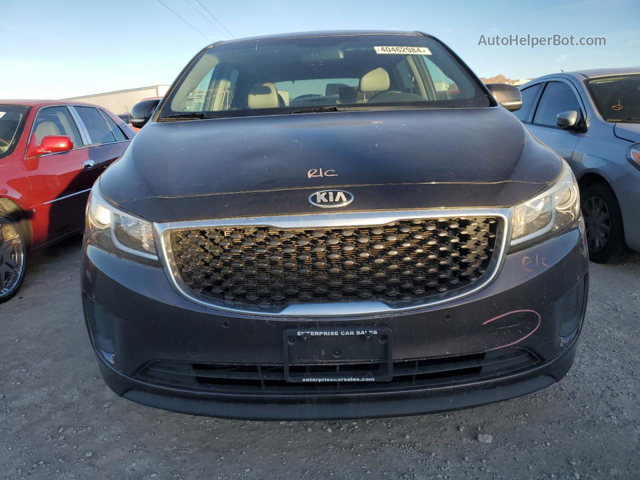 2017 Kia Sedona Lx Brown vin: KNDMB5C16H6325905