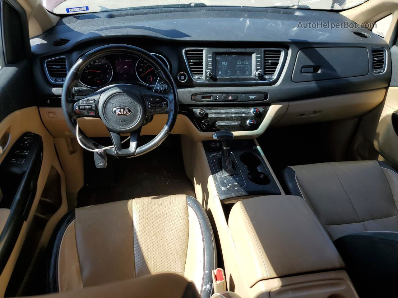 2017 Kia Sedona Lx Бордовый vin: KNDMB5C16H6330876