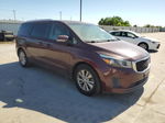 2017 Kia Sedona Lx Бордовый vin: KNDMB5C16H6330876