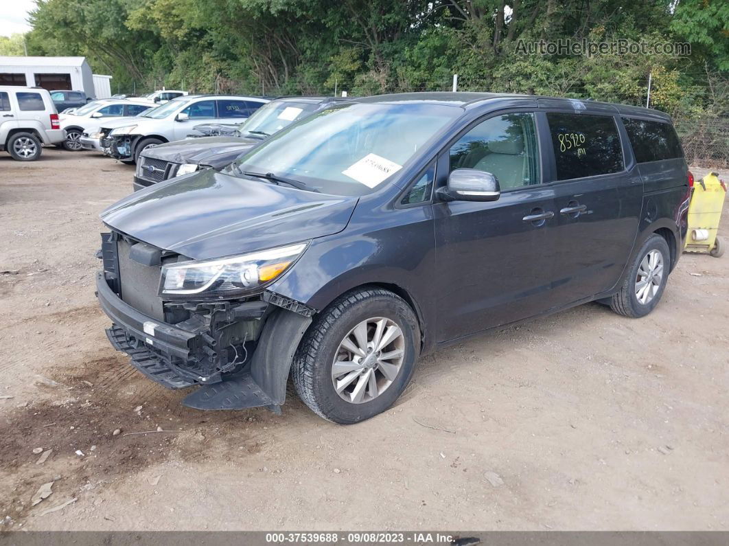 2017 Kia Sedona Lx Gray vin: KNDMB5C17H6233167