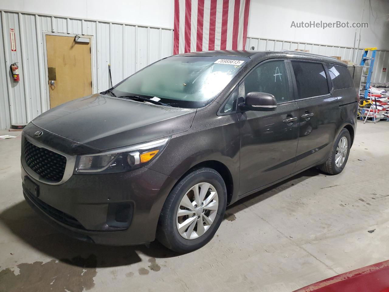 2017 Kia Sedona Lx Серый vin: KNDMB5C17H6233637