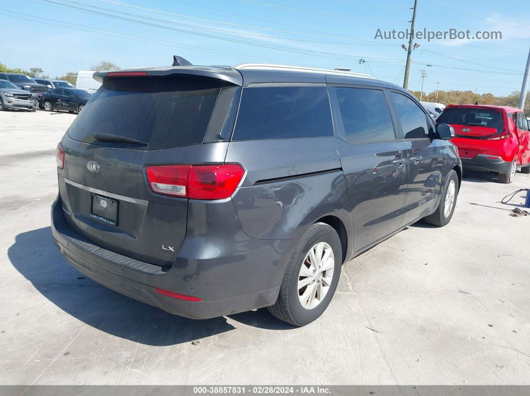 2017 Kia Sedona Lx Gray vin: KNDMB5C17H6237994